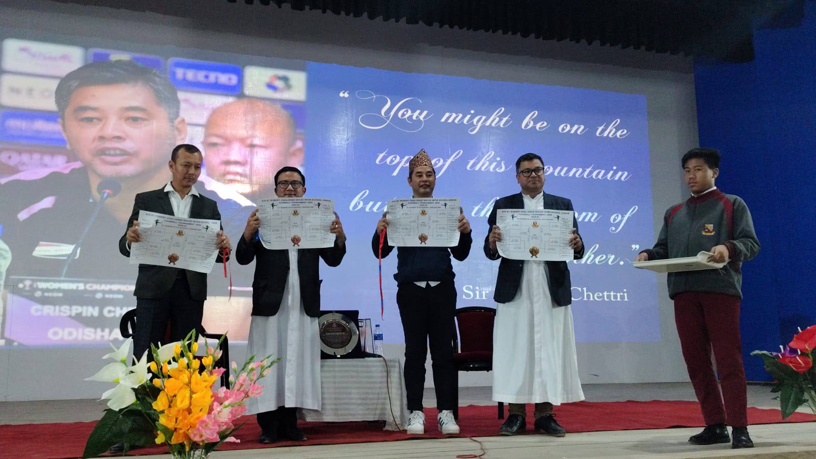 Krishpin Chhetri honored